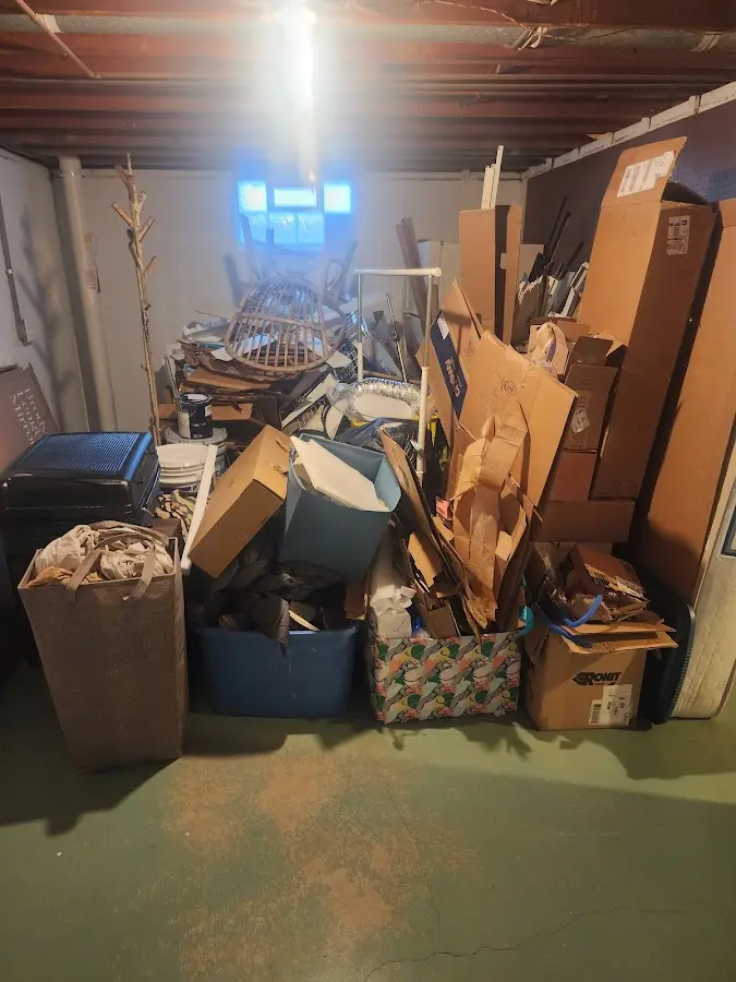 Roll-off dumpster container at job site for Construction Dumpster Rental in North Codorus